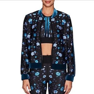 ULTRACOR Botanica Floral Velvet Bomber Jacket